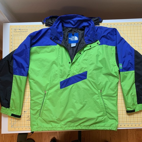 The North Face Other - [SOLD] Vintage 90s North Face colorblock Gore-tex windbreaker pullover with hood